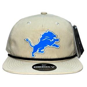 Detroit Lions 3D Classic Rope Hat- Birch/ Black